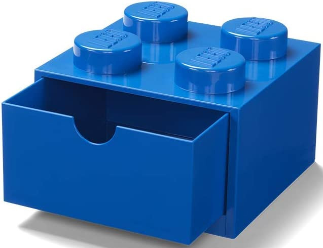 40201731 Desk Drawer 4 knobs blue